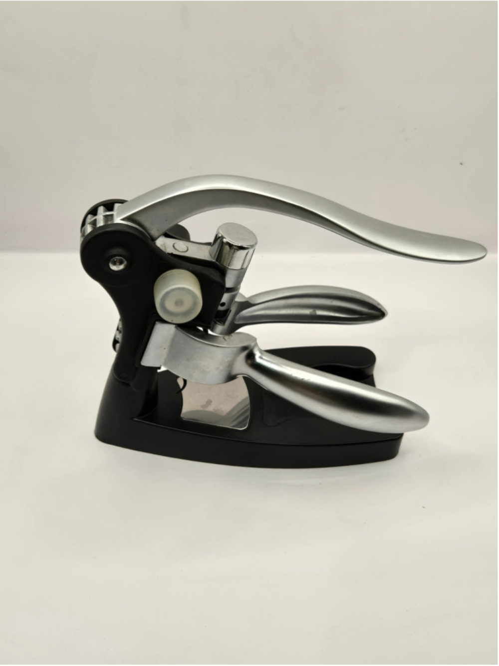 Wine Bottle Opener, Manual Handheld Corkscrew with Lever Pump W/stand